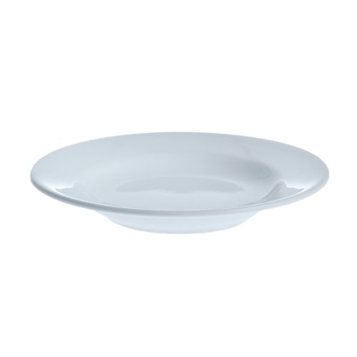 Plato Hondo 21cm Ceramica Blanca Linda