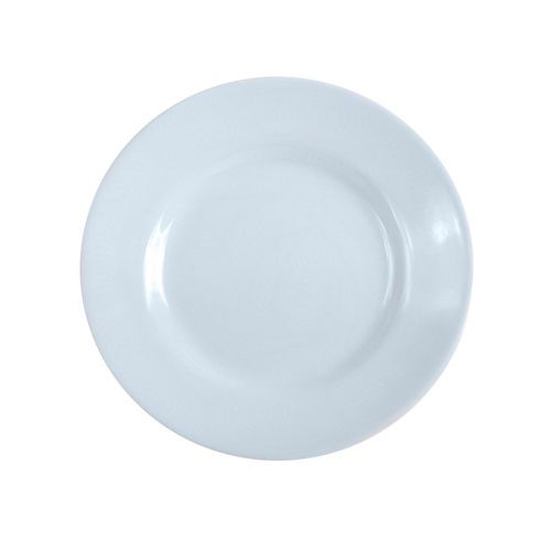 Plato De Postre 19cm Ceramica Blanca Linda