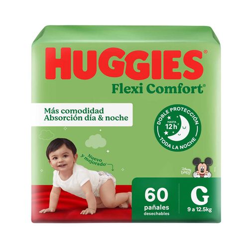 Pañales Huggies Flexi Comfort Disney G X60