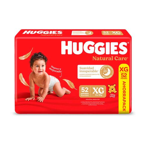 Pañales Huggies Supreme Care Xg 52u