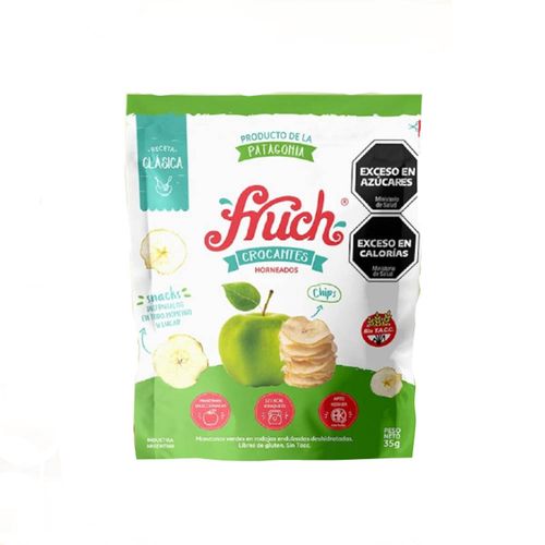 Manzanas Deshidratadas Verde Clasica X 3 Fruch