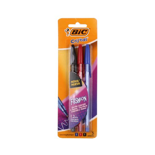 Boligrafo X 3 Surtido Bic