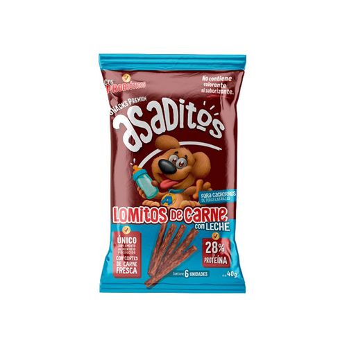 Snack Asaditos Perros Cachorros 40Gr