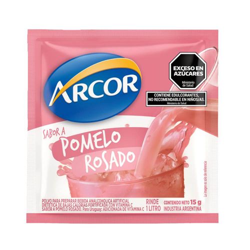 Jugo En Polvo Arcor Pomelo Rosado 15gr