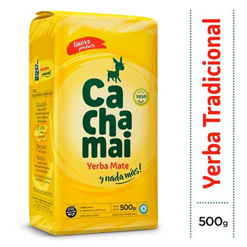 Yerba Cachamai Con Palo Tradicional 500gr