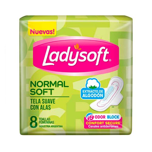 Toallas Femeninas Ladysoft Normal Soft - 8 U