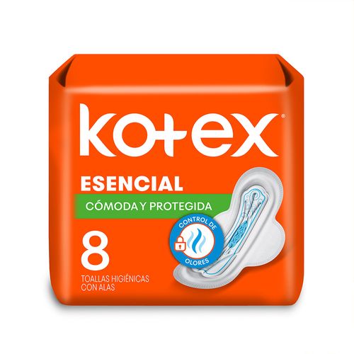 Toalla Femenina Kotex Esenc X8