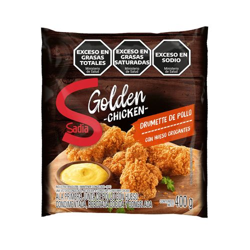 Alitas De Pollo Sadia Golden X 400 Gr