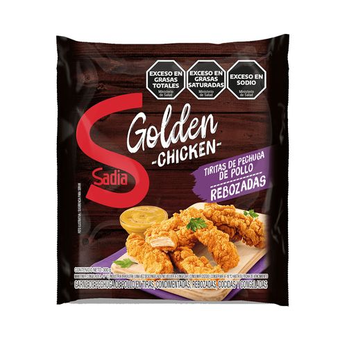 Tiritas De Pollo Sadia Golden X 300 Gr