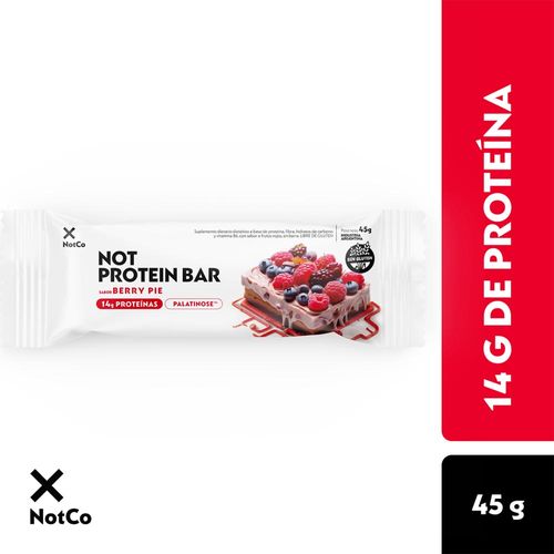 Barra De Proteina bar Berry Pie X 45 Gr Notprotein