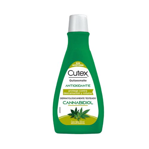 Quitaesmalte Cutex Antioxidante & Cbd 50ml