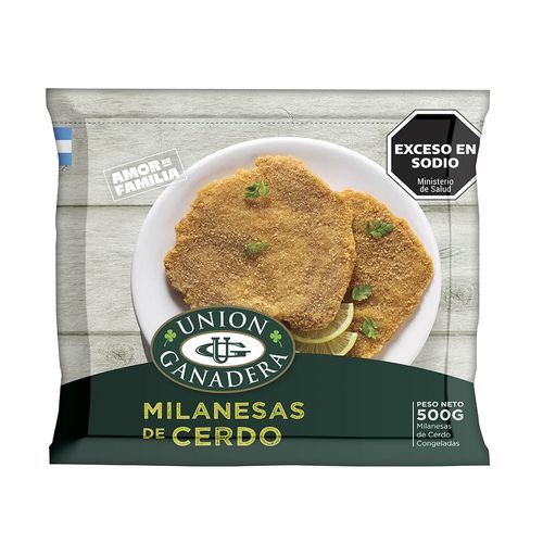 Milanesa De Cerdo Union Ganadera X6 500gr