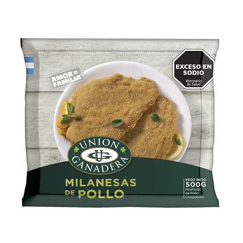 Milanesa De Pollo Union Ganadera X 6 500gr