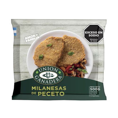 Milanesa De Peceto Union Ganadera X6 500gr