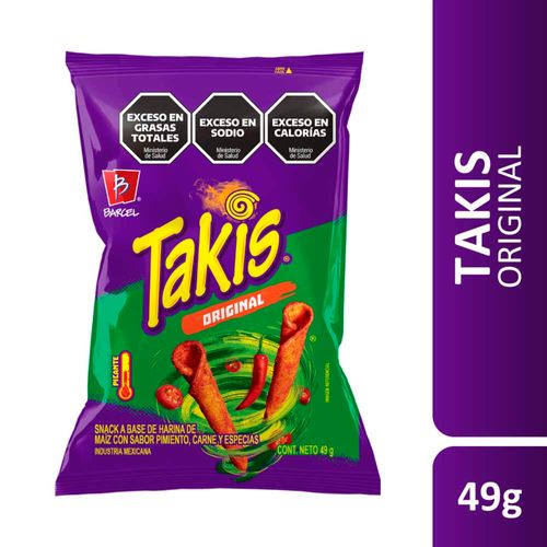 Snack Original Pimiento, Carne Y Especias X 49 Gr Takis