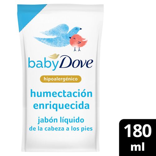 Jabón Líquido Corporal Humectación Enriquecida Refill 180 Ml Dove