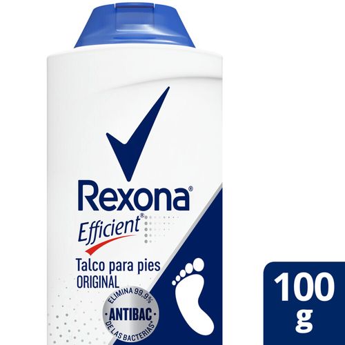 Desodorante Efficient Original en Talco 100 Gr Rexona