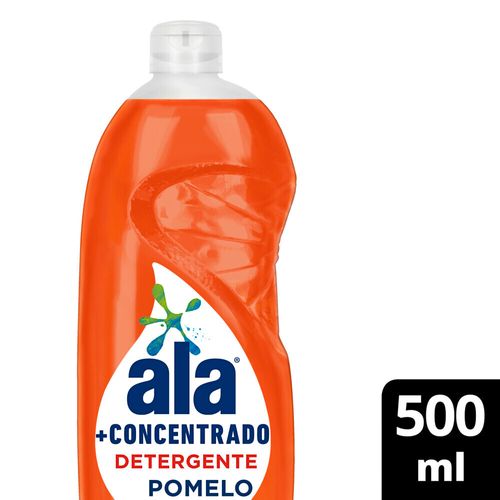 Detergente Líquido + Concentrado Ala Pomelo Botella 500 Ml