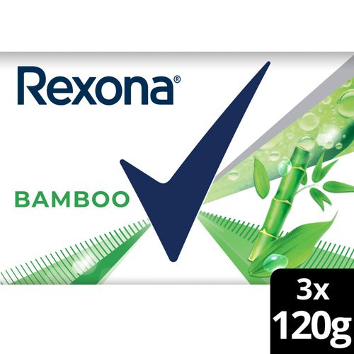 Jabón en Barra Bamboo x3 Multipack 120 Gr Rexona