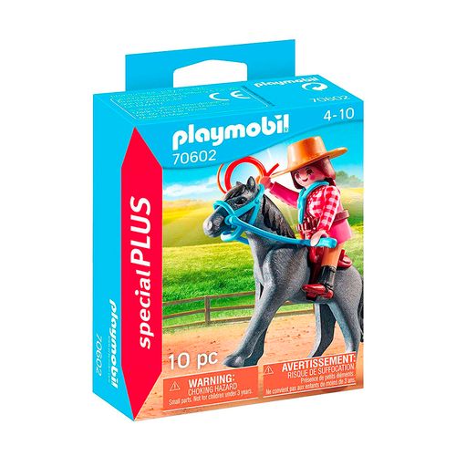 Figura Especial Plus Jinete Del Oeste Playmobil