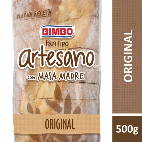 Pan Blanco Artesano Masa Madre 500 G