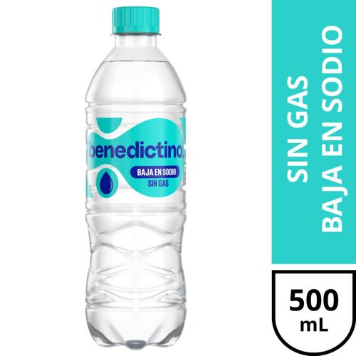 Agua De Mesa Benedictino Sin Gas 500 Ml