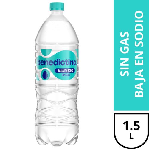 Agua De Mesa Benedictino Sin Gas 1,5 L