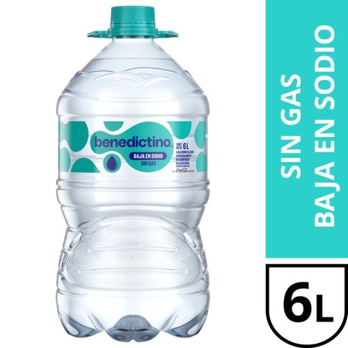 Agua De Mesa Benedictino Sin Gas 6 L