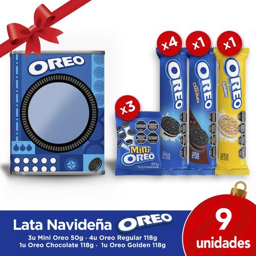 Lata Oreo Navideña 860 Gr