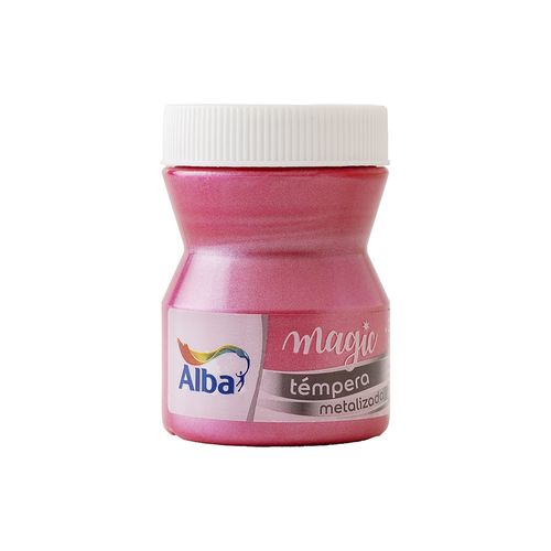 Pote Tempera Rosa Metalizado X 100 Gr Alba