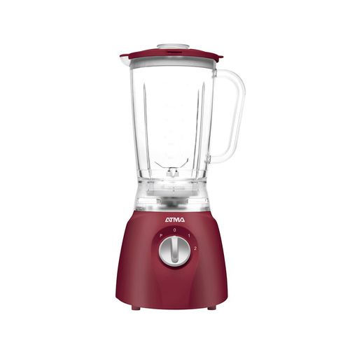 Licuadora Vaso Roja 500w 1.5l 2 Vel Atma