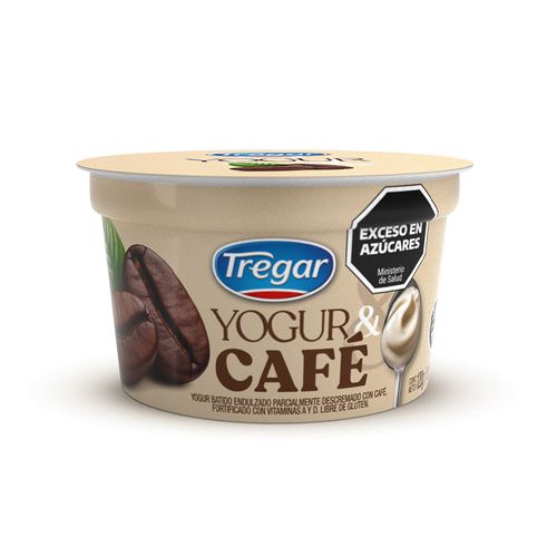 Yogur Entero Batido Café X 120 Gr Tregar