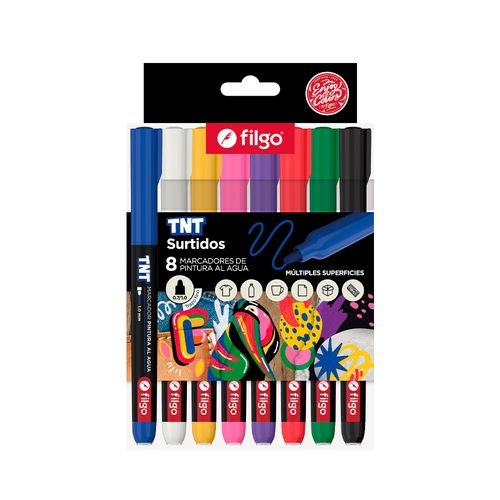 Marcador Pintura Al Agua Tnt 1.0 Filgo