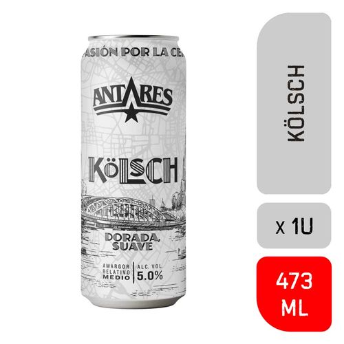 Cerveza Antares Kolsch 473 Ml