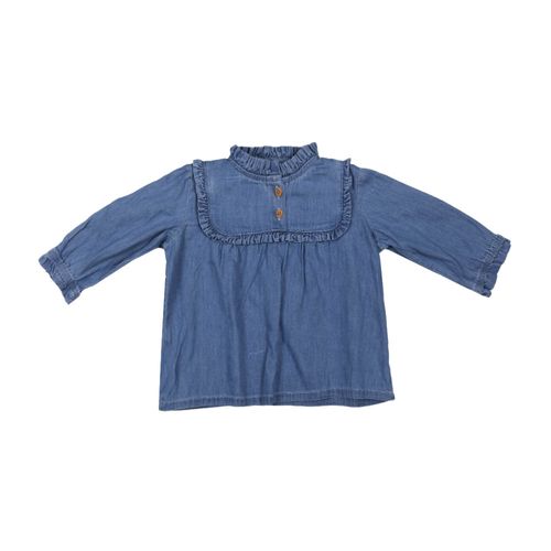 Blusa Beba Manga Larga Denim 12 Urb