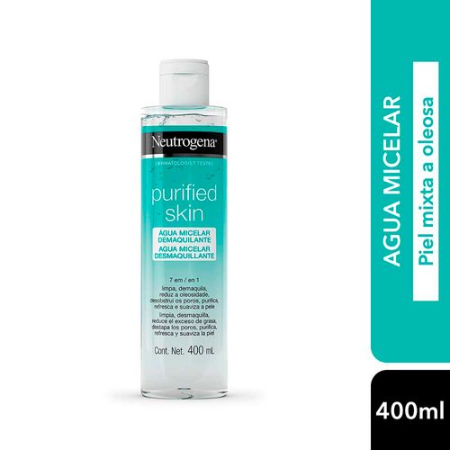 Agua Micelar Neutrogena purified Skin 7 En 1 X 400 Ml.