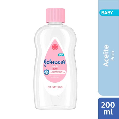 Aceite Para Bebé Johnson's Puro 200 Ml