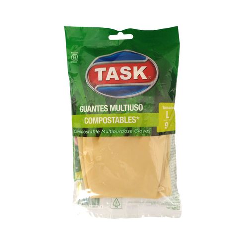 Guantes Task Compostable Grande X2 Un.