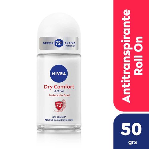 Desodorante Femenino Nivea Dry Comfort Roll On 50 Ml