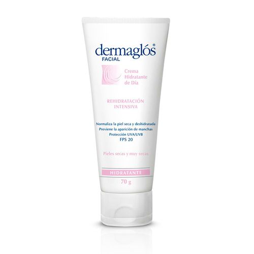 Crema Facial Hidratante De Día Piel Seca 70 Gr Dermaglós