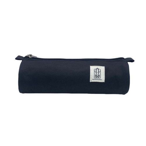 Estuche Escolar Cilindro Negro Club Maxx