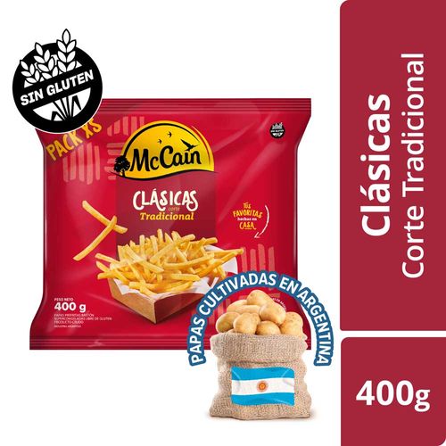 Mc Cain - Papas Fritas Corte Tradicional X 400 Gr