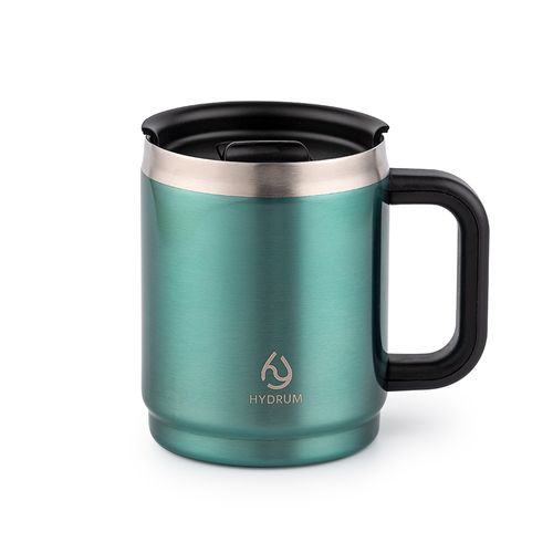 Mugs Acero Inoxidable Verde Brillante X 410 Ml Hydrum