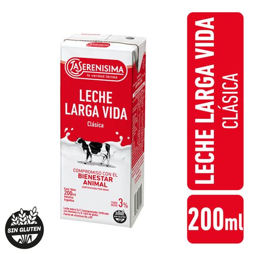 Leche La Serenisima Entera 200cc