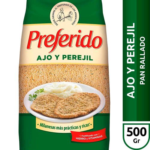 Pan Rall Preferido Ajo Y Perej Fortificado X500g