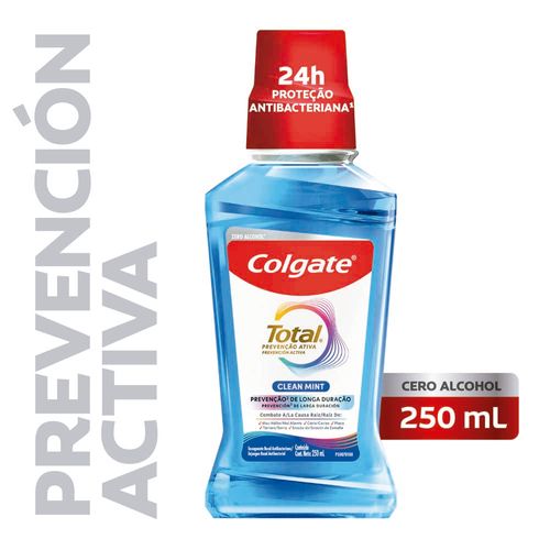 Enjuague Bucal Total Clean Mint 250 Ml Colgate