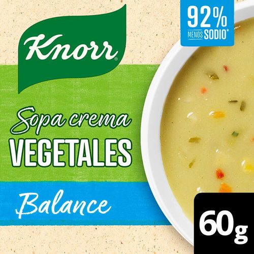 Sopa Knorr Crema Vegetales Balance 60 Gr