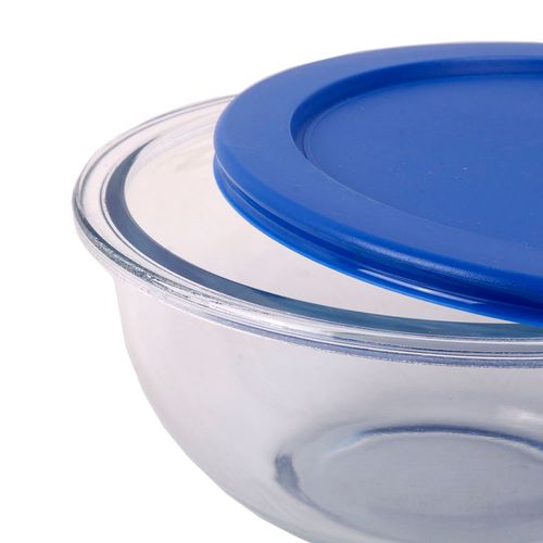 Bowl Vidrio Y Tapa X 1 Un Krea