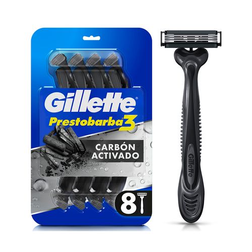 Repuesto Maquina Afeitar Charcoal 8 Un Gilette Prestobarba