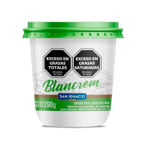 Queso Untable Blancrem Deslactosada X 290 Gr San Ignacio